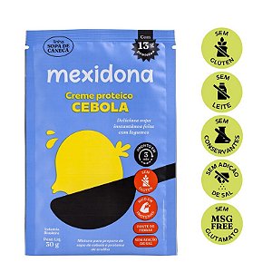Creme de Cebola Proteico Sem Glúten Mexidona 30g *Val.180226