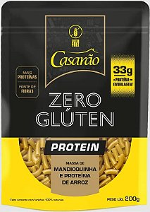 Macarrão Sem Glúten Tubete Mandioquinha Protein Casarão 200g *Val131127