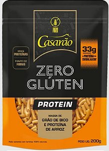 Macarrão Sem Glúten Tubete Grão de Bico Protein Casarão 200g *Val131127