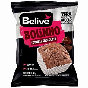 Bolinho Double Chocolate SG e SL e Zero Açúcar Belive 40g *Val.190824