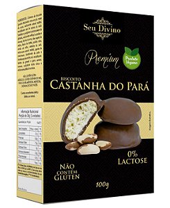 Biscoito de Castanha do Pará Sem Glúten e Vegano Seu Divino 120g *Val.300924