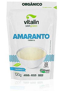 Farinha Amaranto Orgânico Sem Glúten Vitalin 120g *Val.051124
