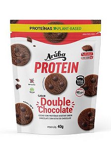 Cookie Protein Double Chocolate Sem Glúten Aruba 40g *Val.010325