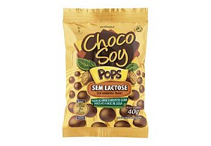 Choco Soy Pops Sem Lactose e Sem Glúten Olvebra 40G *Val.280225