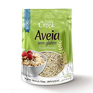 Aveia Flocos Médios SG Leve Croc 200g *Val.090824