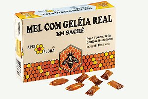 Mel com Geléia Real SG Apis Flora Sachê 144g *PROMO* *Val.190823