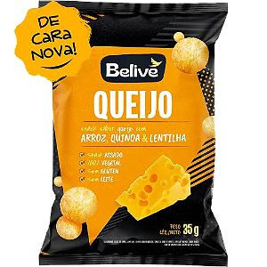 Snack de Arroz sabor Queijo com Lentilha e Quinoa SG Belive 35g *Val.241024