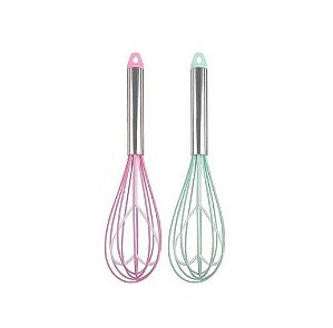 Batedor de clara silicone coração