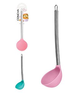 Concha de nylon com cabo inox