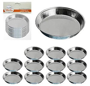 FORMA DE FLANDRES PARA TORTINHA COM 12 PECAS 1,3X8,5CM