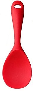 Colher p/ Servir de Silicone – vermelha