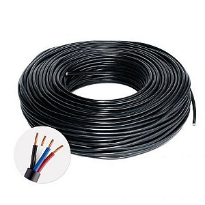 CABO PP 4 X 2,5MM 500V PRETO METRO