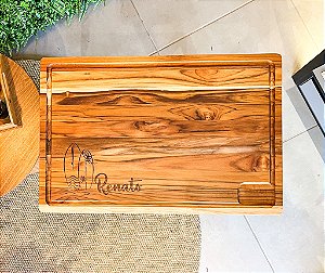 Mesa desmontável para Churrasco Teca Personalizada