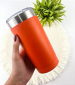 Copo Térmico Freezx Laranja 591ml Personalizado