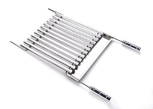 Grelha em Inox com Coletor de Gordura Personalizada