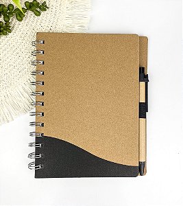 Bloco de Anotações Ecológico com Caneta Personalizado