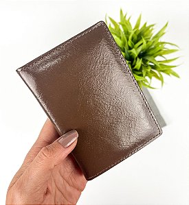 Carteira Masculina Livro em Couro Personalizada