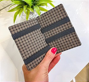 Carteira Mágica Masculina em Couro Personalizada