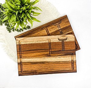 Tábua Encanto P em Madeira Teca Personalizada