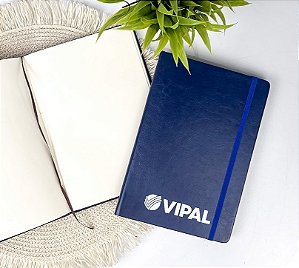 Caderneta de Couro Sintético Personalizada