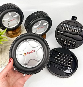 Kit Ferramenta c/ Estojo De Pneu Personalizada