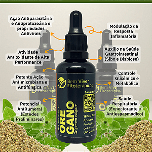 Extrato/Tintura Mãe de Orégano (Origanum vulgare) 50ml