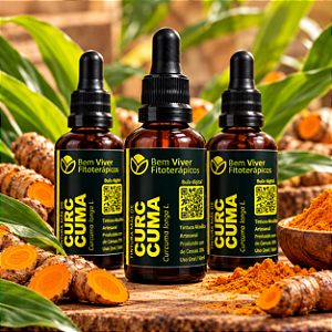 Extrato/Tintura Mãe de Cúrcuma (Curcuma longa) 50ml