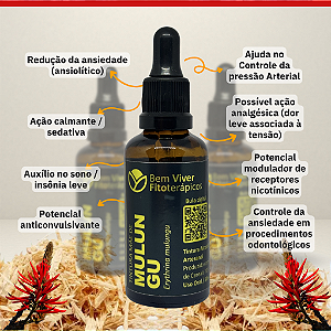 Extrato/Tintura Mãe de Mulungu (Erythrina mulungu) 50ml