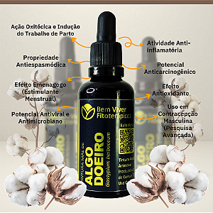 Extrato/Tintura Mãe de Algodoeiro (Gossypium herbaceum) 50ml