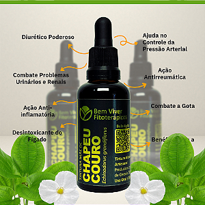 Extrato/Tintura Mãe de Chapéu-de-Couro (Echinodorus grandiflorus) 50ml