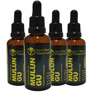 Combo (1 Mês) - 04 x Tintura Mãe de Mulungu (Erythrina mulungu) 50ml