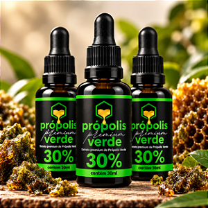 Extrato Premium de Própolis Verde 30ml