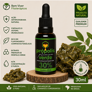 Extrato Premium de Própolis Verde 30ml