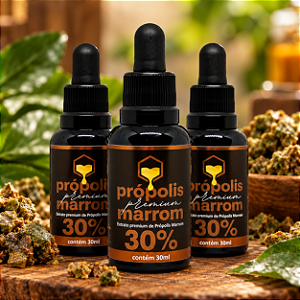 Extrato Premium de Própolis Marrom 30ml