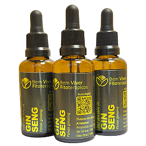 Tintura Mãe de Ginseng (Panax ginseng) 50ml
