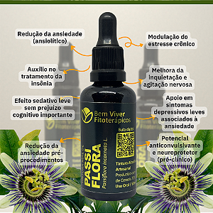 Extrato/Tintura Mãe de Passiflora (Passiflora incarnata) 50ml