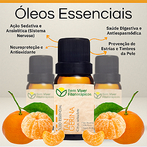 Óleo Essencial de Tangerina (Citrus Reticulata) 10ml