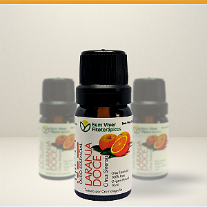 Óleo Essencial de Laranja Doce (Citrus Sinensis) 10ml