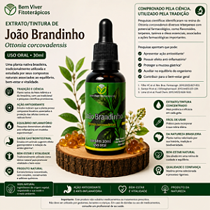 Extrato/Tintura de João Brandinho (Ottonia corcovadensis) 30ml