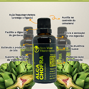 Extrato/Tintura Mãe de Alcachofra (Cynara scolymus) – 50ml