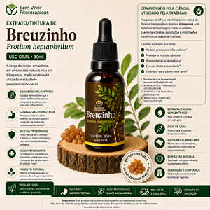 Extrato/Tintura Mãe de Breuzinho (Protium heptaphyllum) 30ml