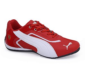 Tênis Puma Ferrari New Masculino Preto Vermelho - DLUXE SHOES | Escolha  Ideial Para você