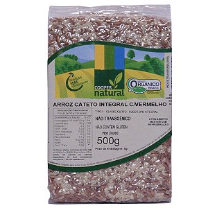 Arroz Cateto Integral c/Vermelho - Sem glúten