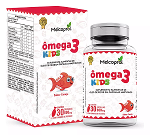 1 Ômega -3 Peixinho Kids 800mg - 30 Cápsulas - Melcoprol