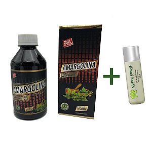 Amargolina 250ml - Ultra concentrado + Loção Suple Ervas 30ml (Brinde)
