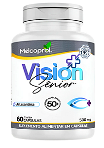 Vision+ Senior Melcoprol - 60 Caps Luteína, Astaxantina, Zeaxantina