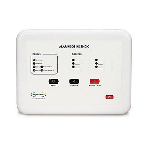 CENTRAL DE ALARME CONVENCIONAL 12V 6 SETORES SEGURIMAX
