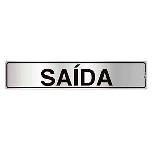 PLACA SAIDA