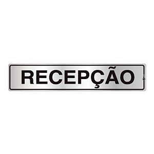 PLACA RECEPÇÃO