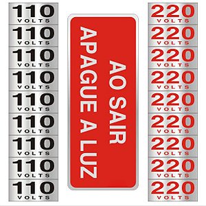 APAGUE A LUZ 110/220